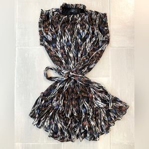 Vici Sleeveless Ruffle Dress